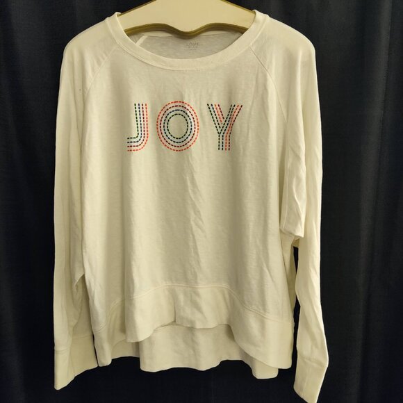 LOVE by GAP Joy Oversized Women's Minimal Long Sleeve Shirt Size Large - Picture 1 of 4